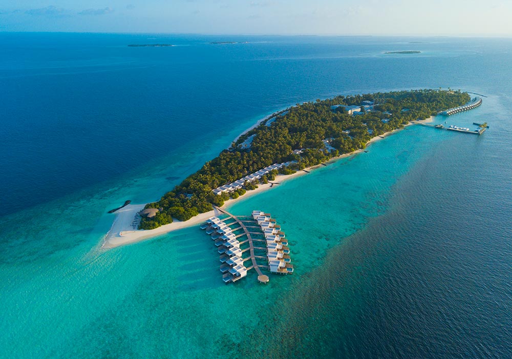 Dhigali Maldives. Maldiverna 
