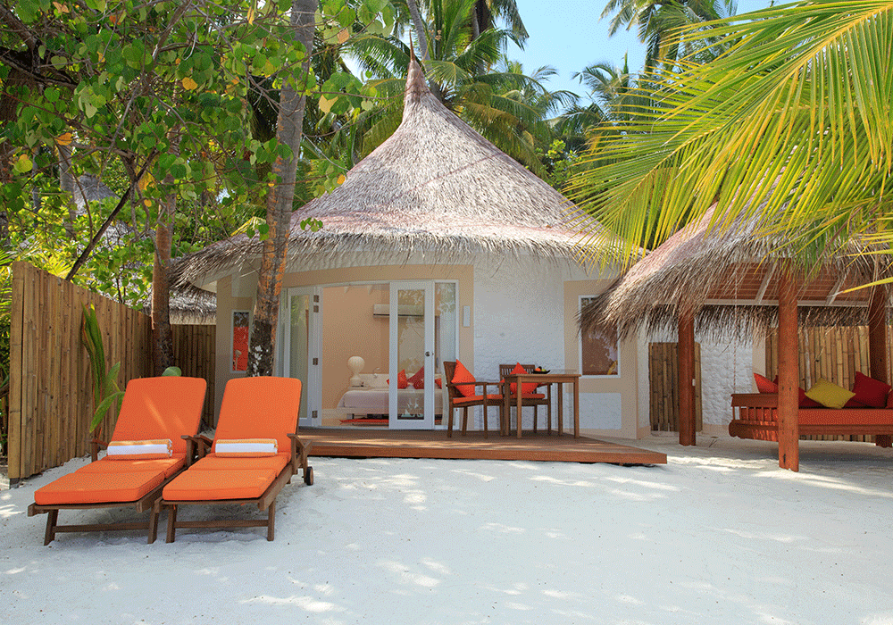 Deluxe Beach Villa, Vilu Reef på Maldiverna