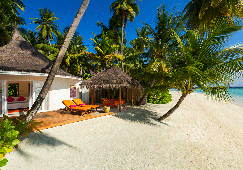 Deluxe Beach Villa, Vilu Reef på Maldiverna