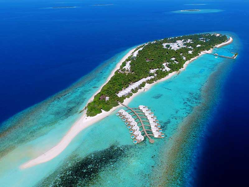Dhigali resort på Maldiverna
