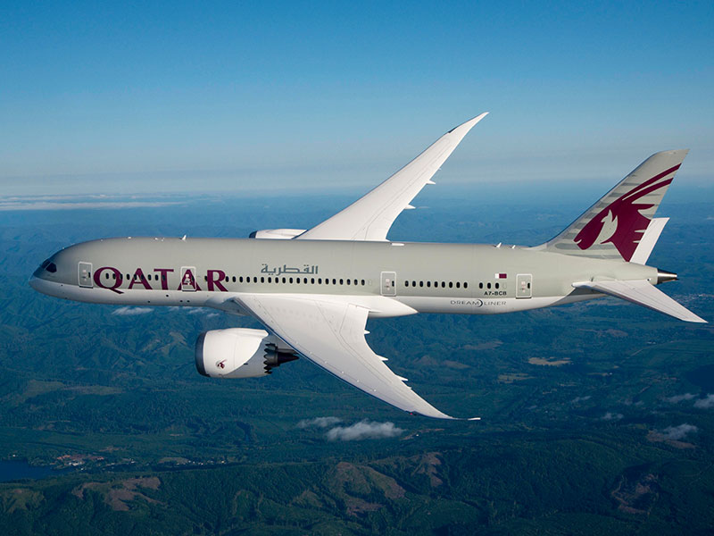 Qatar-Airways flygmaskin