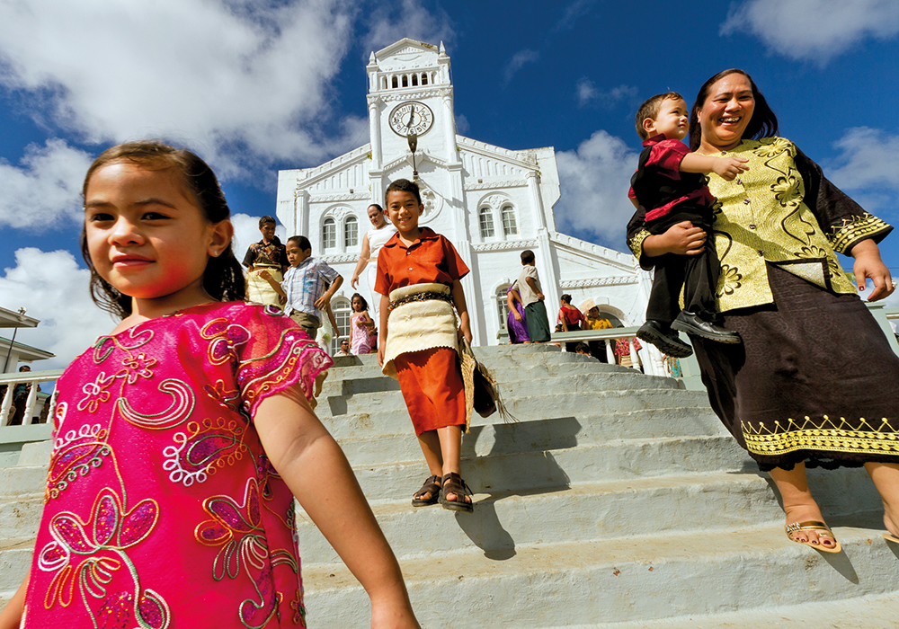 Tonga. Vava'u Church